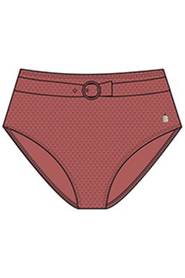 Труси для купальника жіночі BeachLife 070211-274, textured fabric (бордо), XS