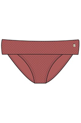 Труси для купальника жіночі BeachLife 070201-274, textured fabric (бордо), XS