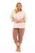 Піжама жіноча Cornette 396 Ines 147-396 B24 3-5XL, beige/brown (бежево-коричневий), 3XL