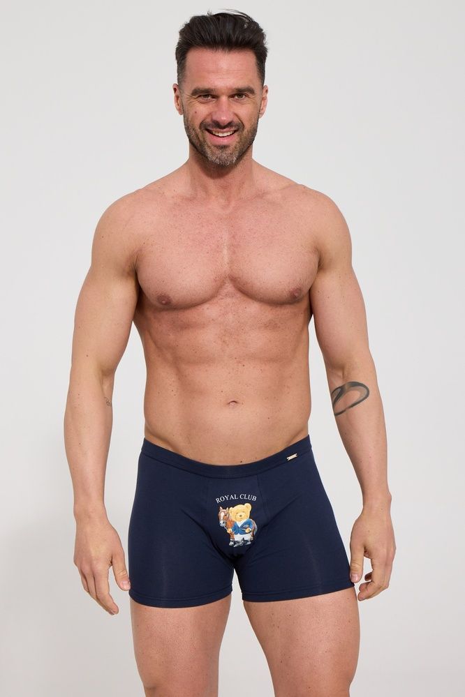 Труси-боксери чоловічі Cornette 280-261 Tattoo B26, navy blue (т.синій)