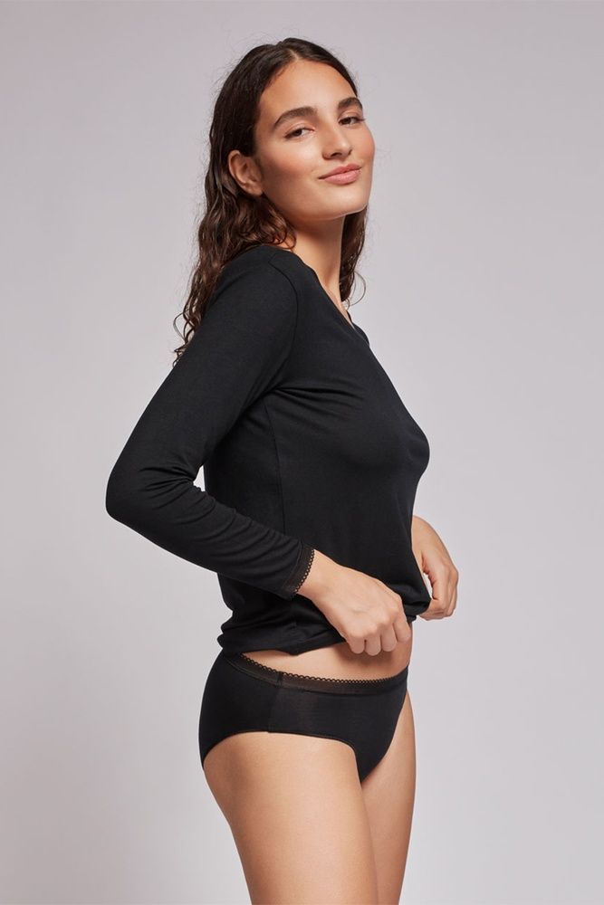 Трусы-бикини женские Gisela 208P1, чорний*, XL