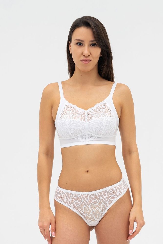 Бюстгальтер з м'якою чашкою без каркасів Effetto EMILY 010 08 01, white (білий), 75, C