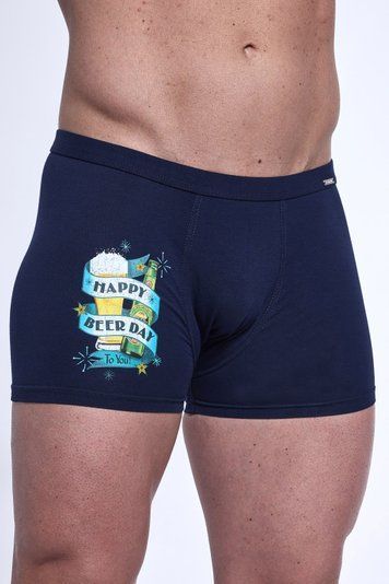 Труси-боксери чоловічі Cornette 238 Beer Day 280-238 Tatoo A25, navy blue (т.синій), L