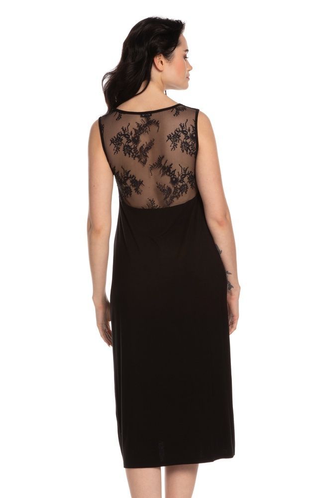 Ночная рубашка женская Effetto 10501CР, чорний*, 3XL