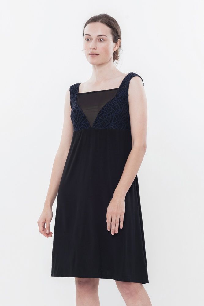 Нічна сорочка жіноча Effetto 03141, Black (чорний), S