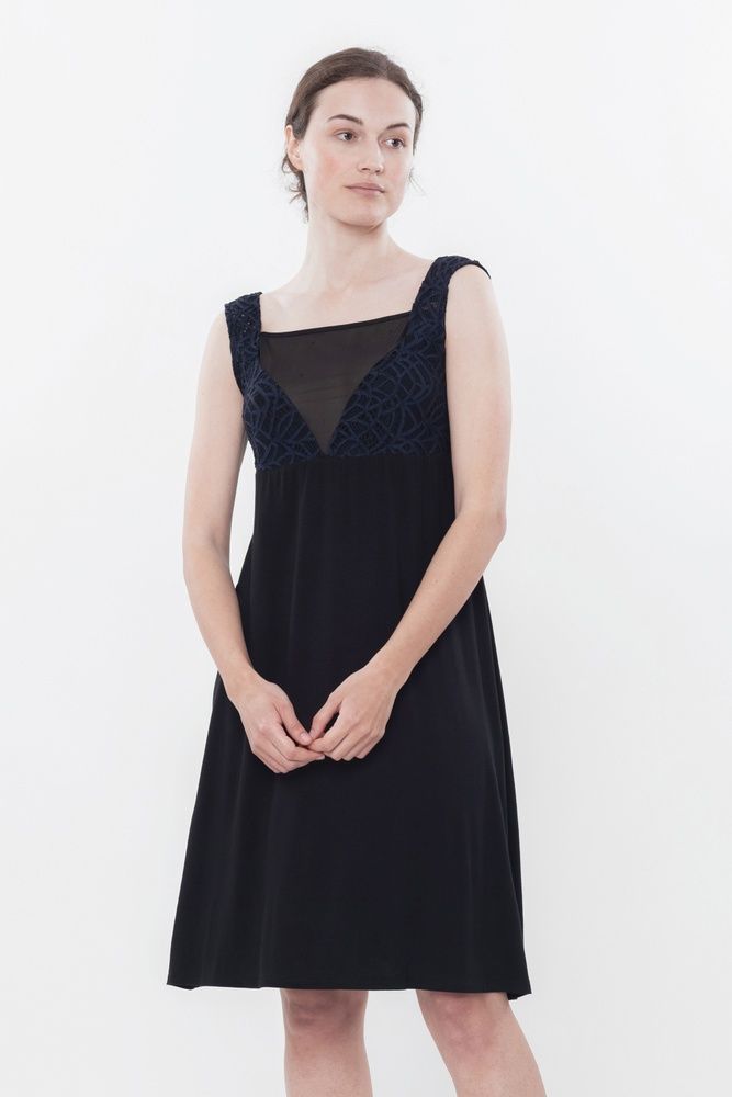 Нічна сорочка жіноча Effetto 03141, Black (чорний), S