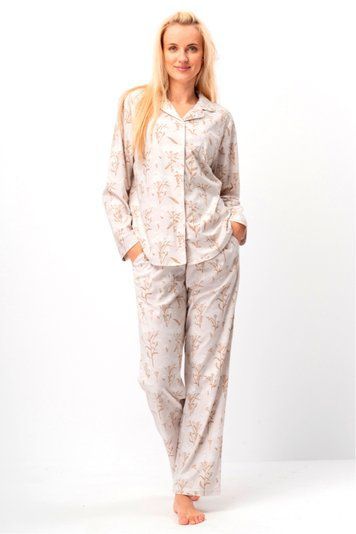 Піжама жіноча Key LNS 567 B25, light beige print (світло-бежевий принт), S