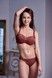 Бюстгальтер-бандо купальний з формованою чашкою BeachLife 070117-461, woven stripe (бордо), 70, C