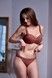 Бюстгальтер-бандо купальний з формованою чашкою BeachLife 070117-461, woven stripe (бордо), 70, C
