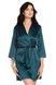 Халат жіночий Effetto S03200Р, emerald (смарагдовий), 3XL