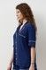 Жіноча сорочка на гудзиках Effetto 02115/1IM, navy blue (т.синій), 3XL