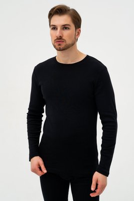 Футболка чоловіча Cornette 214 Ribbed, black (чорний), 3XL