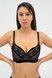 Бюстгальтер з формованою чашкою Spacer Effetto VIOLETTA 016 77 02, Black (чорний), 75, D