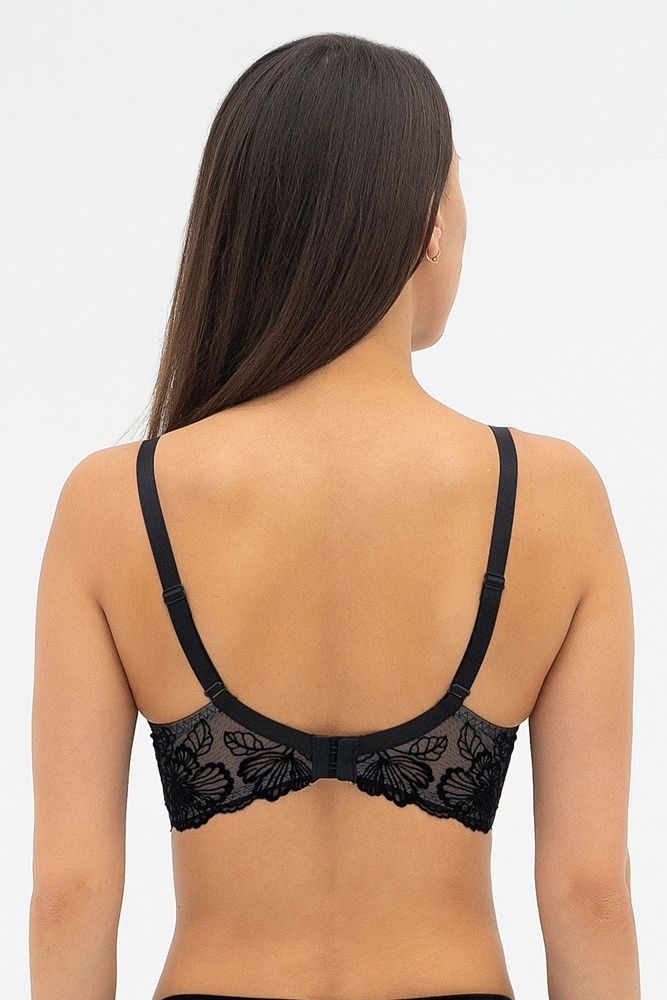 Бюстгальтер з формованою чашкою Spacer Effetto VIOLETTA 016 77 02, Black (чорний), 75, D
