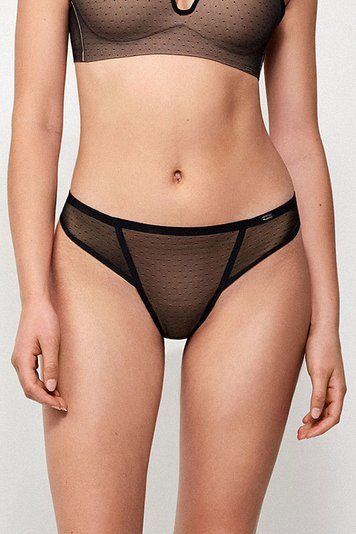 Труси-бразиліана жіночі 110047B, Black (чорний)