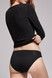 Футболка з довгим рукавом жіноча Gisela 129P1, Black (чорний), L
