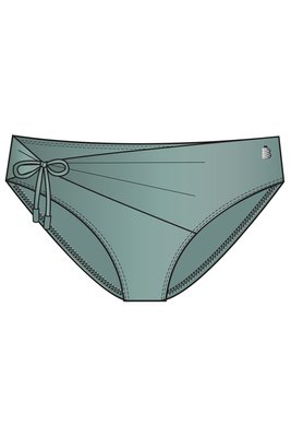 Труси для купальника жіночі BeachLife 070202-790, shine fabric (зелений), L