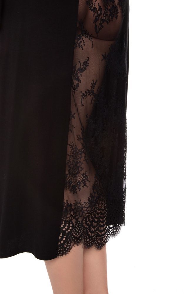 Халат жіночий Effetto 10502CР, Black (чорний), 3XL