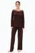 Піжама жіноча Effetto 03308, brown (коричневий), XS