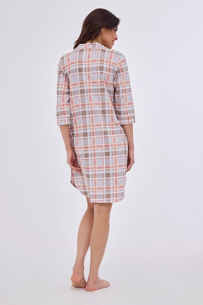 Нічна сорочка жіноча Cornette 388 Sharon 2 484-388 B24, pink/beig (рожево-бежевий), L