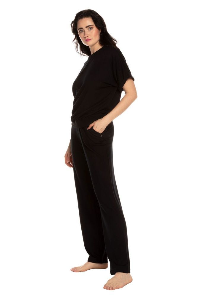 Костюм женский Effetto 03211XL Fleece, чорний*, XXL