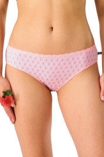 Набір трусів міні-бікіні жіночих 2 шт Key LPR 711 A26, pink/beig (рожево-бежевий)