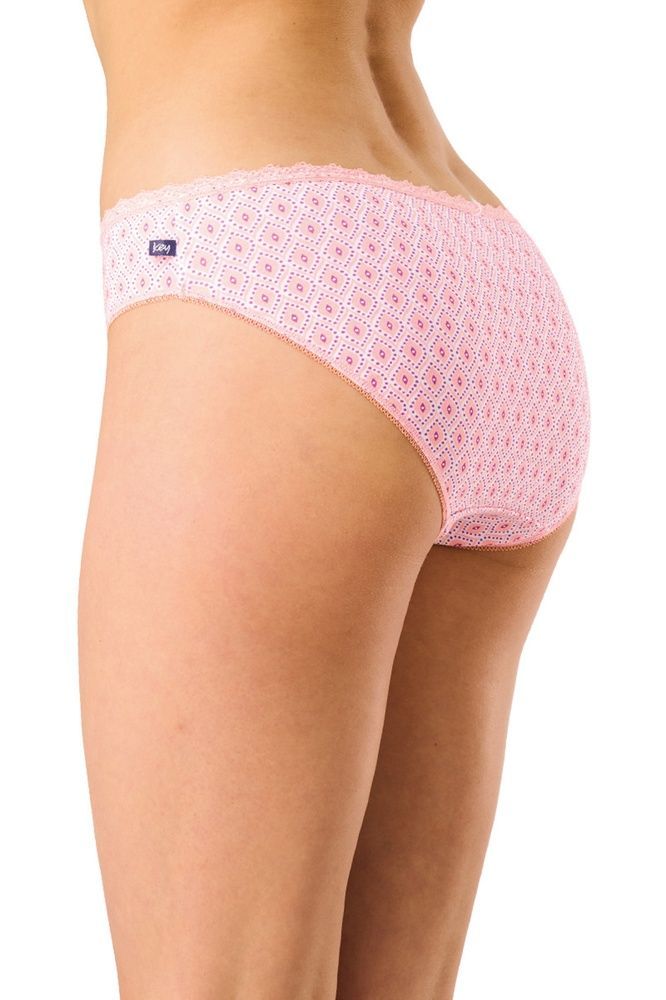 Набір трусів міні-бікіні жіночих 2 шт Key LPR 711 A26, pink/beig (рожево-бежевий)