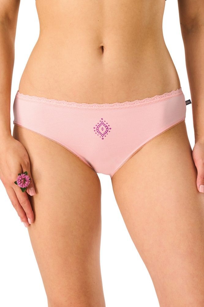 Набір трусів міні-бікіні жіночих 2 шт Key LPR 711 A26, pink/beig (рожево-бежевий)