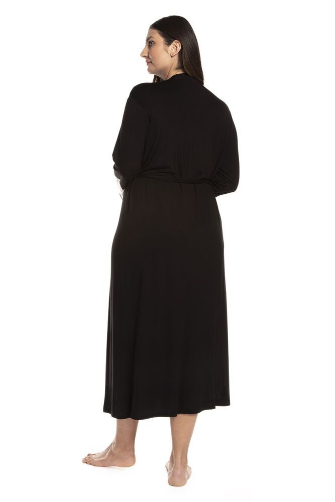 Халат жіночий Effetto 03128, Black (чорний), S