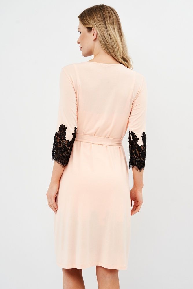 Халат жіночий Effetto 03104, peach (персиковий), S