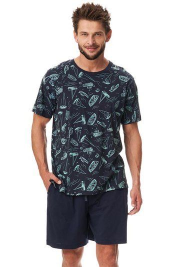 Піжама чоловіча Key MNS 838 A23 3-4 XL, mix принт, 3XL