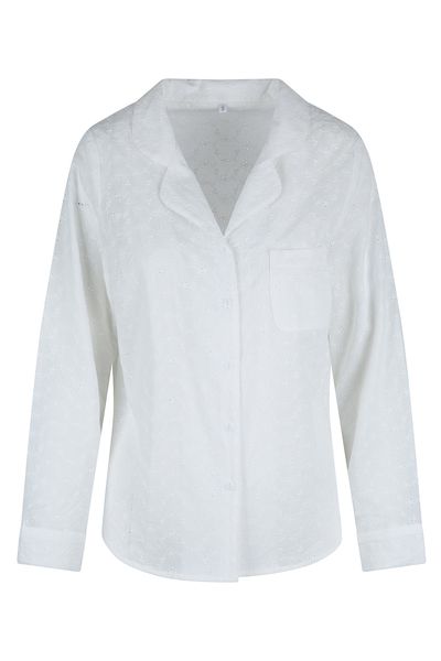 Рубашка с длинным рукавом женская LingaDore 6401, білий, S