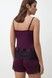 Піжама жіноча Effetto 03337IM, aubergine (баклажановий), 3XL