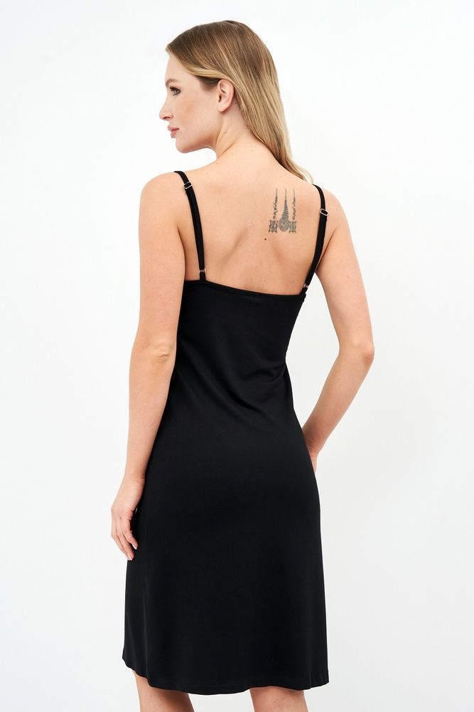 Нічна сорочка жіноча Effetto 03135, Black (чорний), S