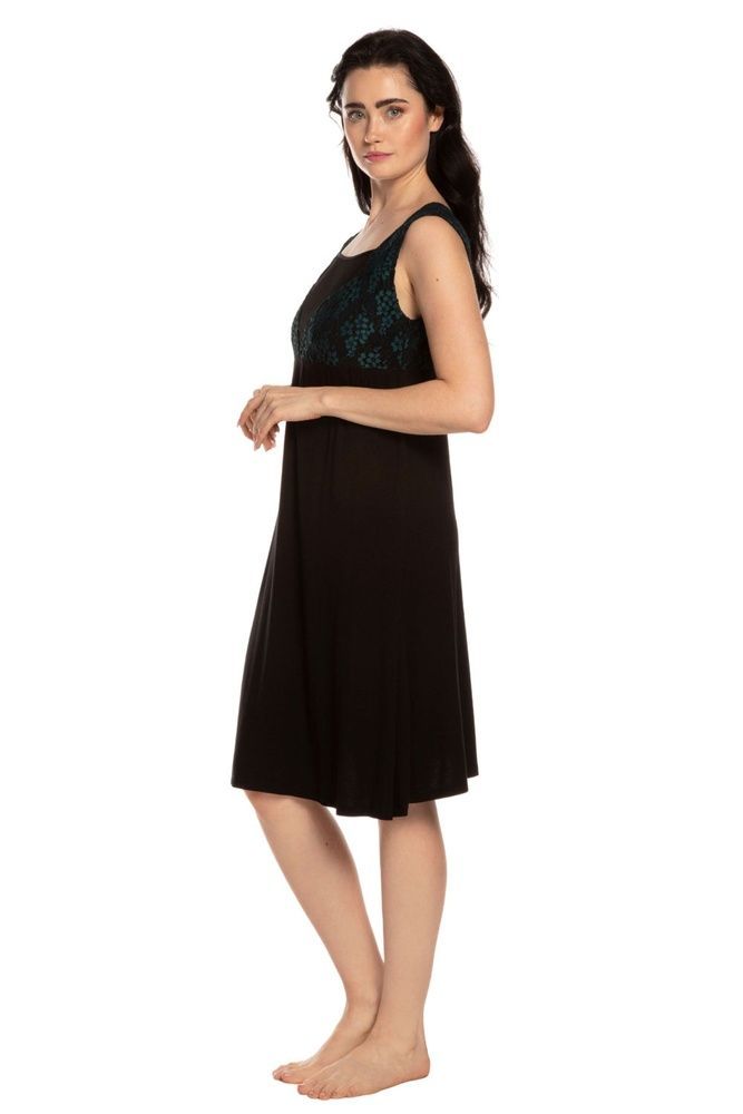 Нічна сорочка жіноча Effetto 03142, Black (чорний), S