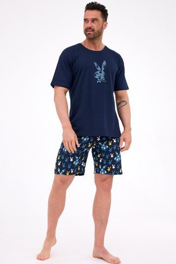 Піжама чоловіча Cornette 318 BUNNIES 326-318 B25, navy blue/jeans (синьо-джинс), S