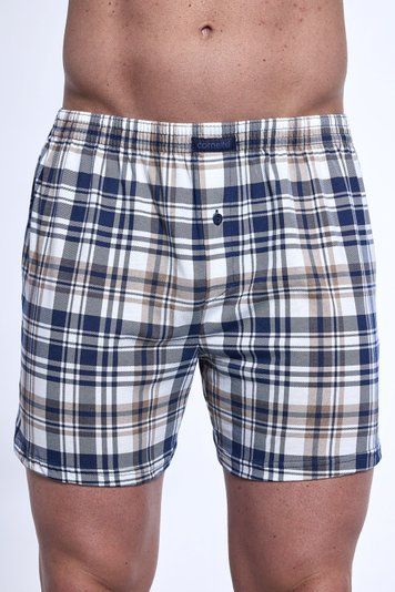 Трусы-шорты мужские Cornette 319 008-319 Comfort A25 3-5XL, синій-бежевий, 3XL