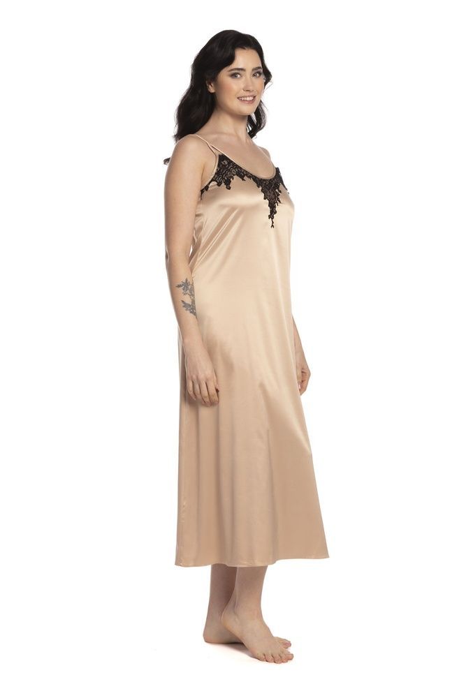 Нічна сорочка жіноча Effetto S03187, beige (бежевий), 3XL