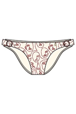 Труси для купальника жіночі BeachLife 070203-071, textured fabric (принт), XS