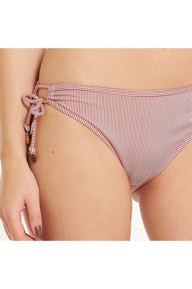 Труси для купальника жіночі LingaDore 4112TSB, Red stripe (смужка), S