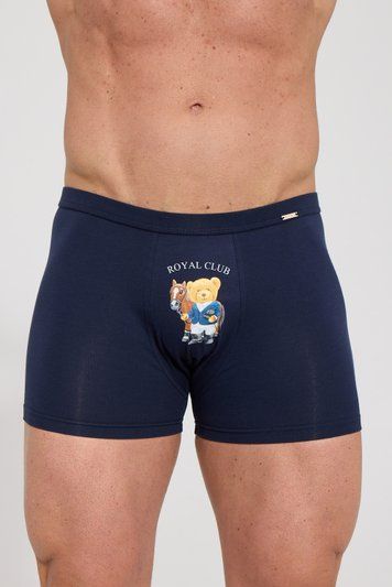Труси-боксери чоловічі Cornette 280-261 Tattoo B26, navy blue (т.синій)