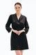 Халат жіночий Effetto S03200IM, Black (чорний), 3XL