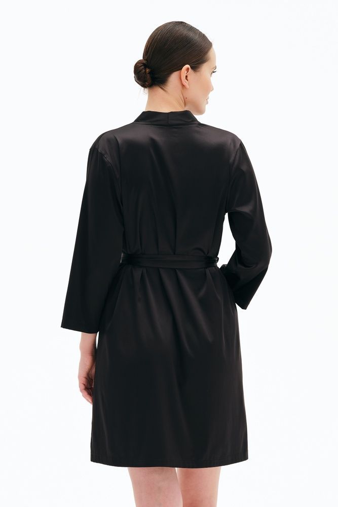 Халат жіночий Effetto S03200IM, Black (чорний), 3XL