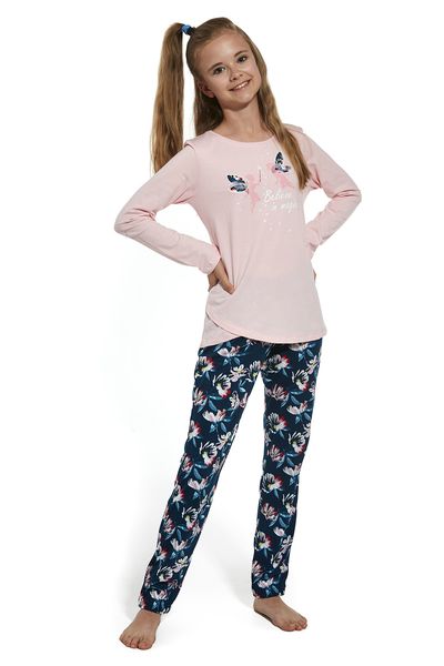 Пижама для девочек Cornette 158 Fairies 963-22, розовый-синий коралл, 98-104