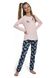 Пижама для девочек Cornette 158 Fairies 963-22, розовый-синий коралл, 98-104