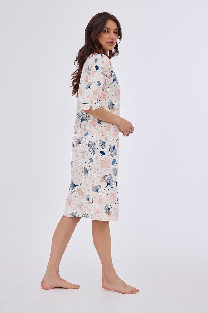 Нічна сорочка жіноча Cornette 407 Esme 734-407 B24 3-5XL, ecru (бежевий), 3XL