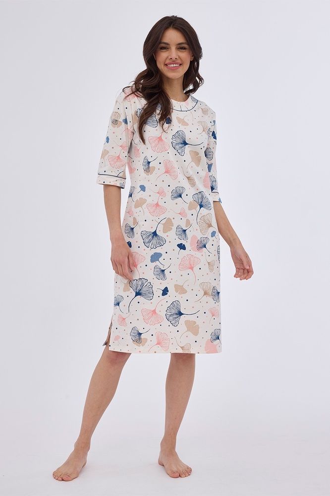 Нічна сорочка жіноча Cornette 407 Esme 734-407 B24 3-5XL, ecru (бежевий), 3XL
