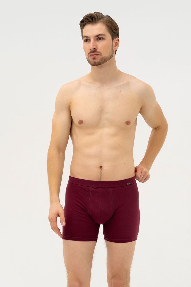 Труси-боксери чоловічі Cornette 220 PERFECT-Authentic, claret (бордовий), L