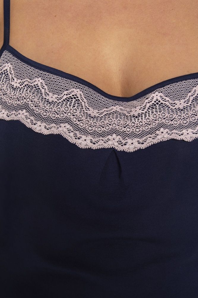 Нічна сорочка жіноча Effetto 0232B/1, navy blue (т.синій), S