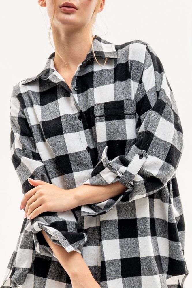 Піжама жіноча EFFE PJLS-003, black/white (чорно-білий), S